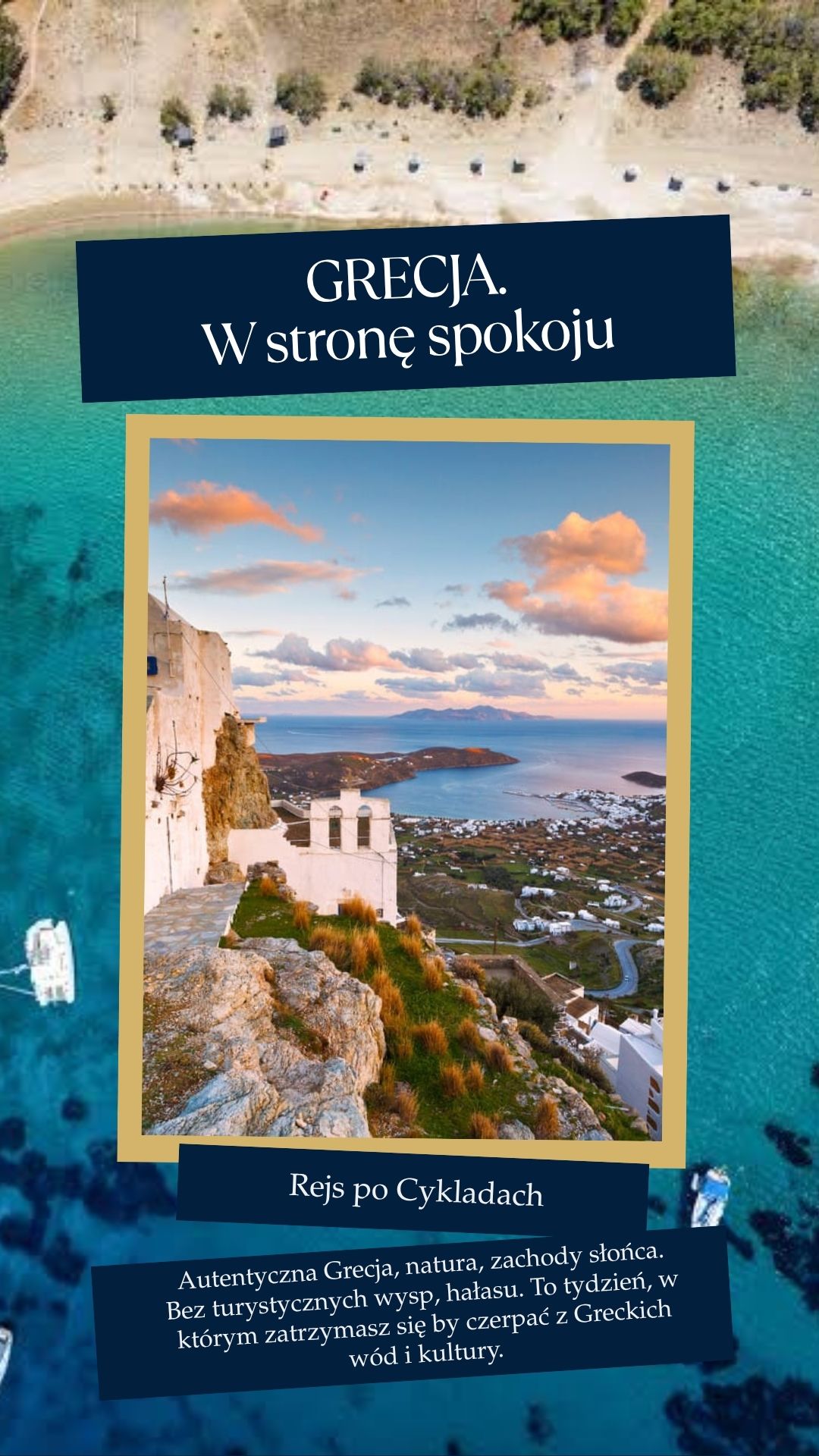 Katamaran na Morzu Egejskim